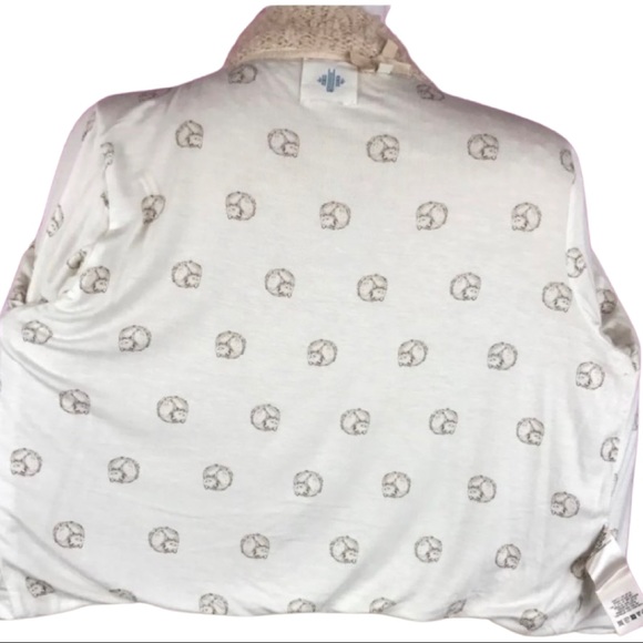 Anthropologie HWR Cardigan Sweater Pink Nubby Fox - Picture 6 of 8